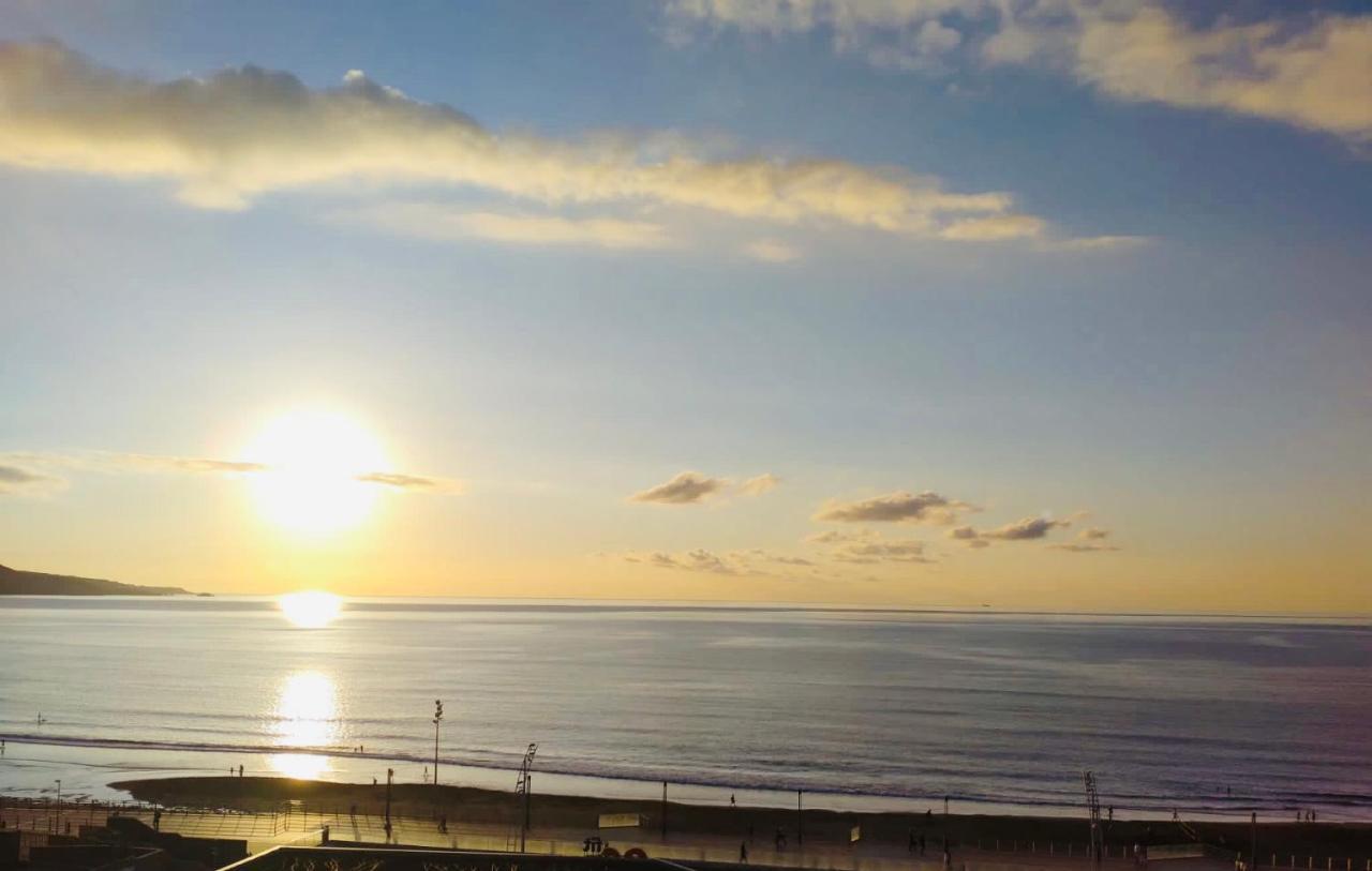 Vistas Mar Playa Las Canteras Primera Linea Wifi Las Palmas de Gran Canaria Eksteriør bilde