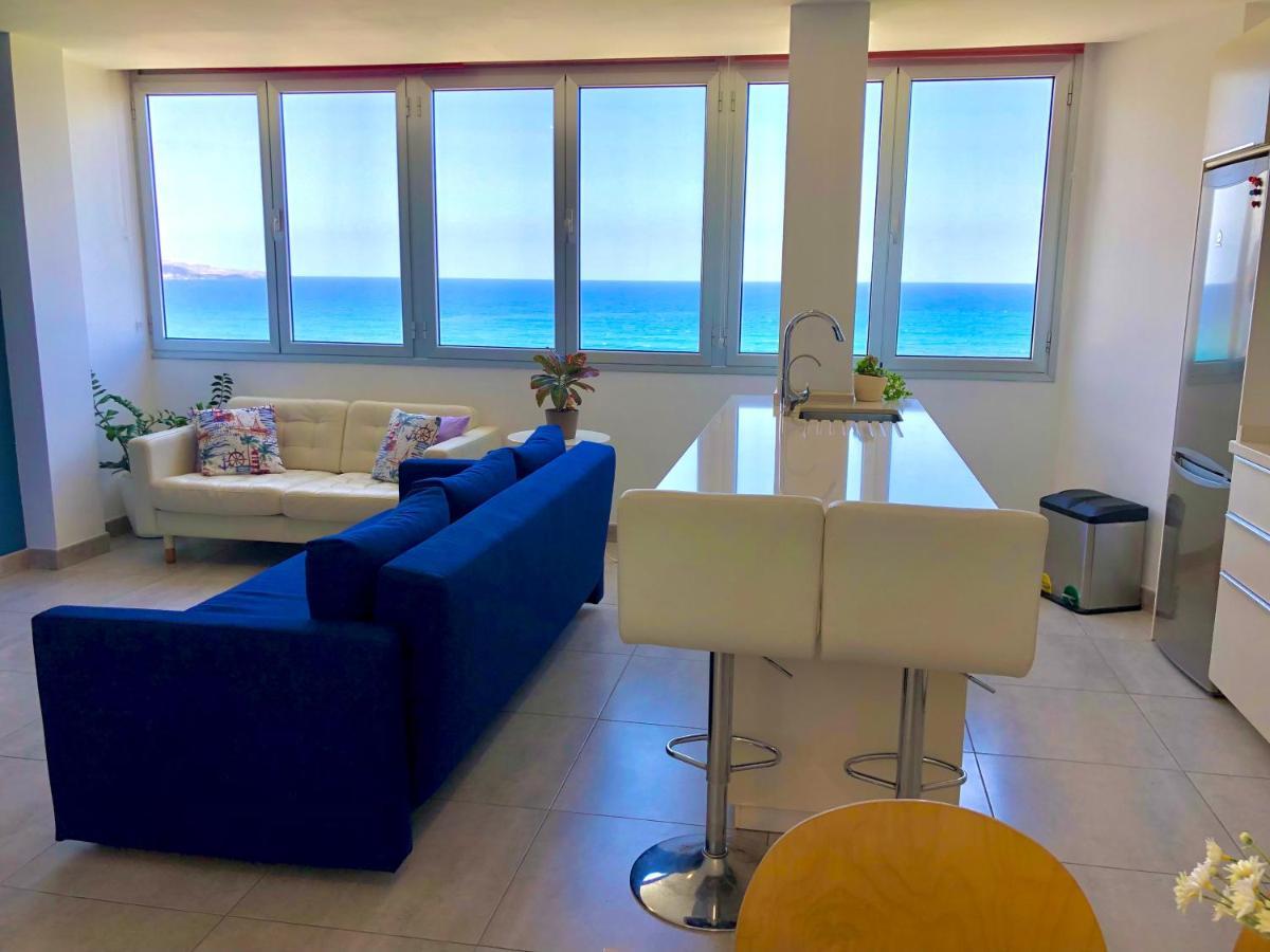 Vistas Mar Playa Las Canteras Primera Linea Wifi Las Palmas de Gran Canaria Eksteriør bilde