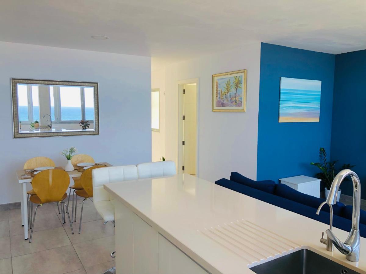 Vistas Mar Playa Las Canteras Primera Linea Wifi Las Palmas de Gran Canaria Eksteriør bilde