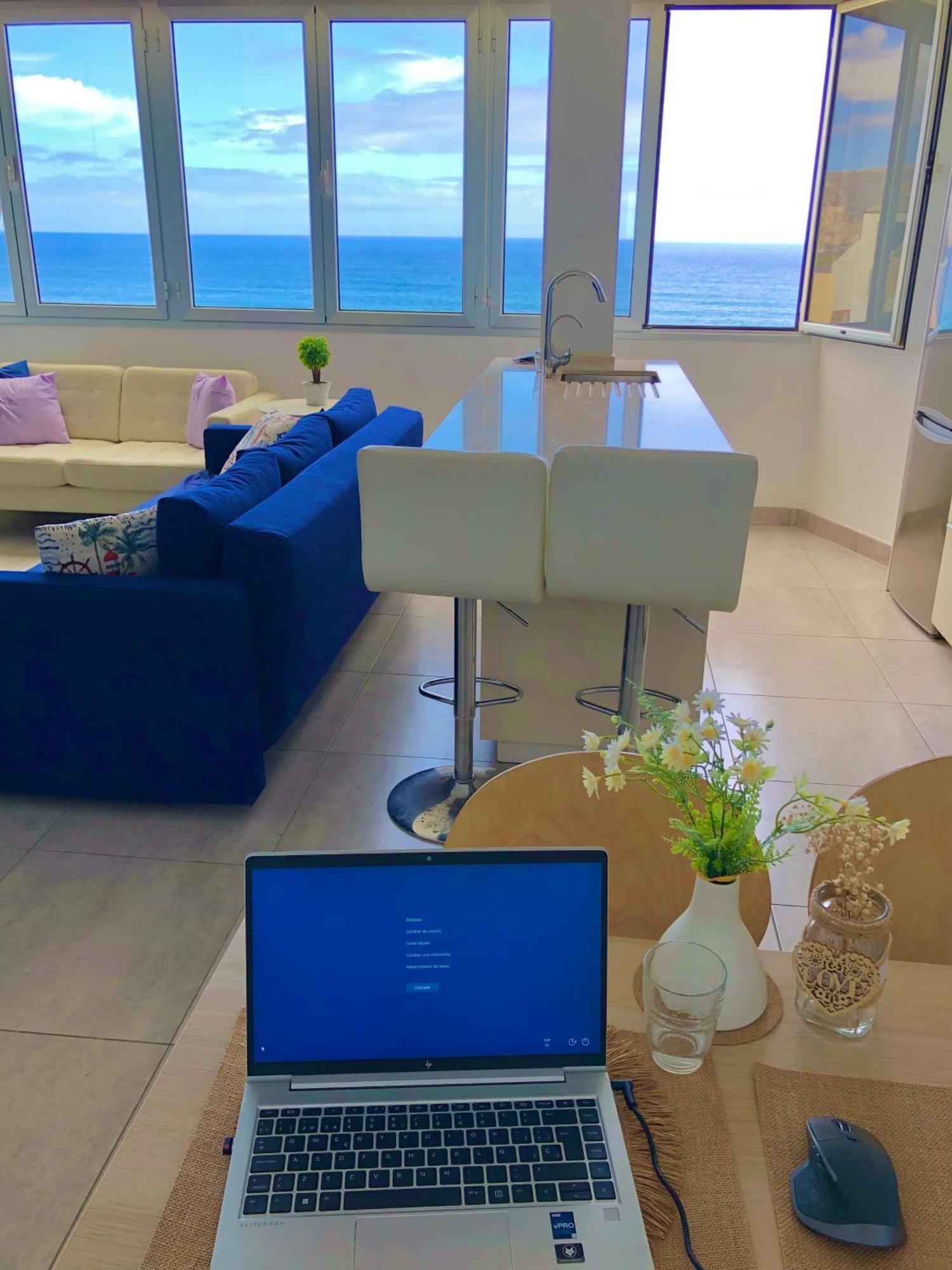 Vistas Mar Playa Las Canteras Primera Linea Wifi Las Palmas de Gran Canaria Eksteriør bilde